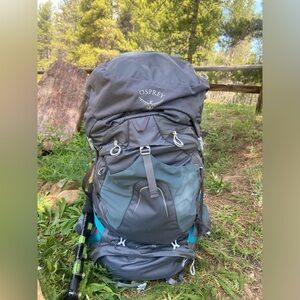 Women’s Osprey Aura AG 65 Backpack Size Small